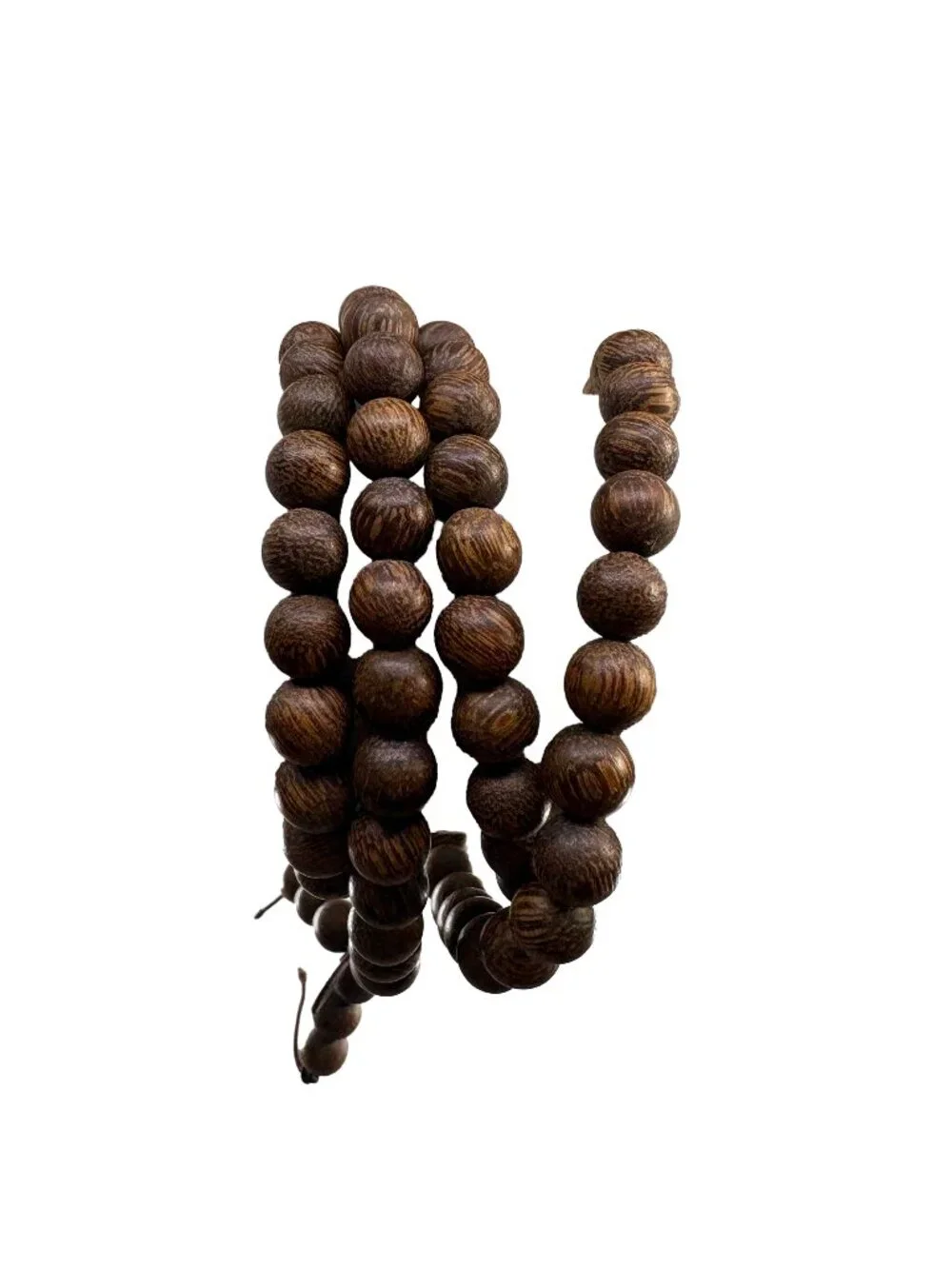 Dark Agarwood Mala Prayer Beads 8mm 108 Beads Meditation Necklace Bracelet 30.8g